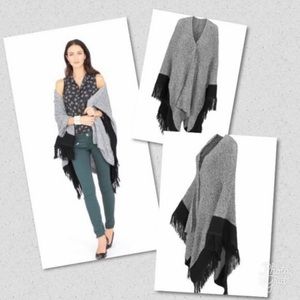 Cabi Fringe Cape Shawl
